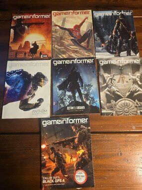 Game Informer Magazine 2018 Lot of 7 #s 300-306